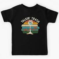 Funny Smiling Playful Talking Spork Utensil Character  Kids T-Shirt 150