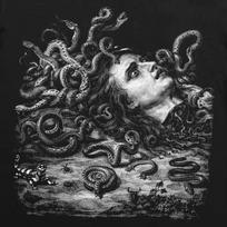 Medusa Head Shirt – Rubens Baroque Mythology Art Tee, Dark Academia Gothic Style XL