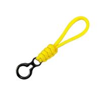 Apsaugos nuo pametimo Paracord raktų pakabukas ant riešo Austas raktų pakabukas Automobilio raktų laikiklis yellow