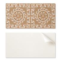 Winylowe Kafelki Samoprzylepne Z Nadrukiem Mosaic With Circular Pattern 6X60X30 Cm