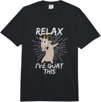 Relax I've Goat This Funny Dabbing Goat Dab Farm Lover Gift Comfort Colors Adult Heavyweight  Unisex T-Shirt XXXXL