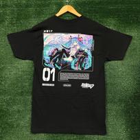 Hatsune Miku Double Sided Trading Card T- Size Medium Unisex T-Shirt S