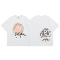 24S  trendy brand Travis Scott Utopia joint album art graffiti short-sleeved t-shirt men and women half-sleeved S