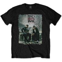 Eminem Slim Shady Bad Meets Evil Burnt Unisex TShirt L