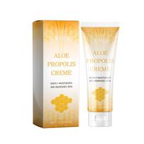 Aloe Vera Propolis Moisturizer - Hydrating Honey Cream with Hyaluronic Acid & Vitamin E for Rejuvenating Skin less