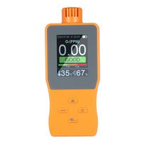 Portable Ozone Meter 0-10.0 PPM O3 Temperature Humidity Gauge 2.8 in Full Color LCD Screen Multifunctional Air Quality Monitor 2500mAh Lithium Battery oranžinė