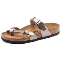 Birkenstock Mayari Pu Slide Slippers Womens Brown Narrow 1016409 36
