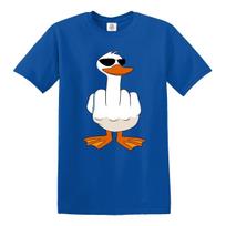 I Don't Give A Duck Funny Middle Finger Fuck-Off Party Gift Novelty T-Shirt S