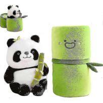 Panda Stuffed Animal, 9.8 Stuffed Panda Bear Plushies Holding Bamboo, Cute Panda In Bamboo Plush Toys Gifts For Kidsgirls