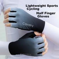 Cavalry Bicycle Gloves, Windproof Half-Finger Mountain And Road Bike Gloves, for Men And Women, Spring And Summer Sports Fitness Cycling, XXL