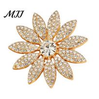 Versatile Accessory Pin Alloy Brooch Pin, Round Sunflower Shape Lapel Badge, Sophisticated Outfit for Sweaters Collars Hats Bags Coats Scarves A