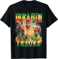 Retro Ibrahim Traoré Bootleg Viva Burkina Faso NATION Traore Africa T-Shirt XXXXL