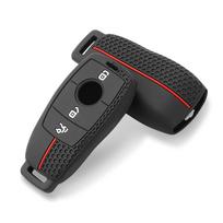 Silikoninis automobilio nuotolinio rakto dėklas-dangtelis Mercedes Benz A C E S G klasės GLC CLE CLA GLB GLS W177 W205 W213 W222 X167 AMG