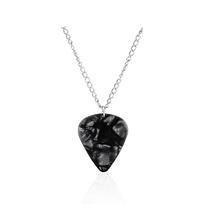 Tv Shows Heart Necklace Guitar Pick Pendant Necklace For Friend Evil Jewelry Gift juoda