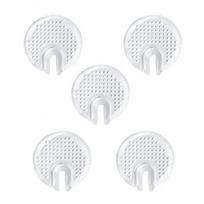 5 Pairs Clear Toe Protectors For Thong Sandals Nonslip PU Gels Inserts Soft Comfortable Toe Pads For Daily Use Women Men 1