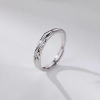 New Trendy Mobius Finger Adjustable Ring Couple Crystal Alliance Engagement Wedding Rings For Men Women Jewelry Men