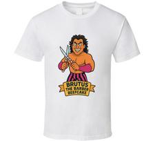 Brutus The Barber Beefcake Classic Retro Wrestling Legend Caricature Unisex T-Shirt S