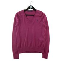 Seconde vie - Pull Femme Col V Violet - Excellent état L violetinė
