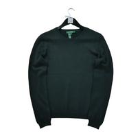 Women's Black Silk Sweater M juoda