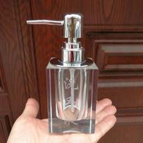 Creative crystal glass hand sanitizer bottle Household soap dispenser Lotion sub bottling Shampoo bottle Bathroom accessories