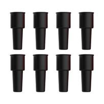 Silicone Wine Stopper, Reusable Bottle Sealer for Wine and Champagne, Airtight Pour Spout or Plug for Freshness One Size juoda