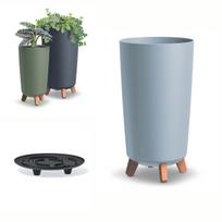 GRACIA TUBUS SLIM DGTL200 Flowerpot on Legs | Light Gray