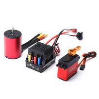 2300KV variklis be šepetėlių 3650 vandeniui atsparus variklis su 60A bešepetėliu ESC 2-4S Lipo 25KG skaitmeniniu servo 5200kv įvairiaspalvis
