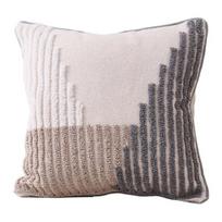 „Boho Throw“ pagalvės užvalkalas su pintos virvės raštu ir kutais Minkštos medvilnės lino tekstūros pagalvėlė 45x45cm