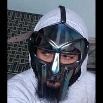 MF DOOM kaukė ~ Anti Rust & Mirror Finish Party Mask ~ Mad Villan Gladiator veido kaukė ~ Geriausia dovana jam