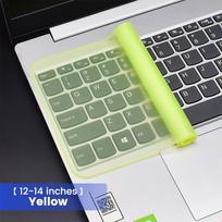 1PCS Universal Laptop Keyboard Protector 12-17 inch Waterproof Dustproof Silicone Notebook Computer Keyboard Protective Film 12 - 14 inches geltona