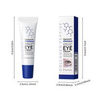 QUIYUM Collagen Peptide Eye Cream (15g) - Moisturizing & Depuffing & Dark Circle Care 15g white