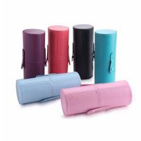 Makeup brushes box holder storage empty cosmetic cup case box pen black raudona