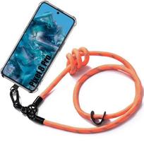 Dėklas - Google Pixel 8 Pro - Skaidrus - Atsparus smūgiams - Nuimama oranžinė virvelė