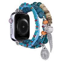Luxury Bohemian Strap For Apple Watch Ultra 2 49/45/44/41/40/42mm Women Bracelet Iwatch Series 9 8 7 5 4 6 SE Band 38mm 40mm 41mm