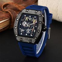 25 New Diamond Quartz Watch Panda Bamboo Hollow Dial Fashion Sports Quartz Watch