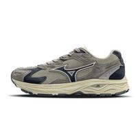 Mizuno Racer S Slip Resistant And Breathable Low Top Running Shoes Unisex Stone Gray Navy Blue Mizuno D1GH223527 37