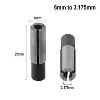 Collet Adaptor Shank Reducer CNC Spindle Router And As Shown In The Picture Real 6mm to 3.175mm