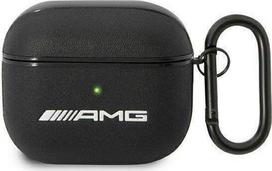 Mercedes AMG Leather Big Logo - dėklas skirtas Apple AirPods 3 (Juodas)