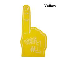 1Pcs Cheerleading Inspiring Giant Foam Finger EVA Foam Cheering Hand Atmosphere Cheering Event Large Foam Gloves geltona