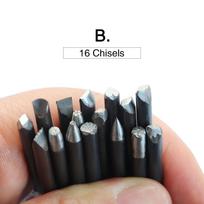 20PCS Jewelry Engraving Chisel Kit, Hand Carving Tools Set for Jewelry Processing & Pattern Making