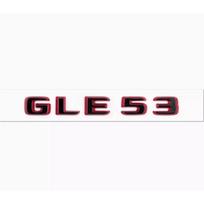 3D ABS GLE53 GT63S raidės bagažinės emblema Galinė emblema Juoda Raudona GT63 priedui black