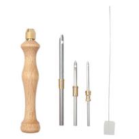 Punch Needle Kit Stitching with Replacement Punch Needle Tool Accessory for Children Girl Boys Handicraft Making Supply 1