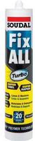 Montavimo klijai FIX ALL Turbo balti 290 ml Soudal