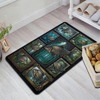 Fish Fantasies Pattern Rug Floor Mat for Living Room or Bedroom Soft and Comfortable Carpet a Gift for Birthday and Holiday. 40x60cm( 15x23in ) įvairiaspalvis