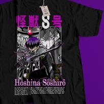 Kaiju Monster Anime T-Shirt, Military Action Manga Graphic Tee, Japanese Streetwear Shirt, Sci-Fi Anime Aesthetic, Otaku Unisex Gift L