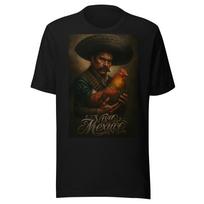 General Emiliano Zapata Gallo Colorado Viva Mexico Unisex t-shirt 2XL
