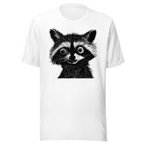 Raccoon Shirt, Trash Panda Graphic Tee, Goblincore Streetwear Alt Clothing, Funny Goth Gift XL