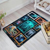 Jellyfish Art Collection Pattern Rug Floor Mat for Living Room or Bedroom Soft and Comfortable Carpet a Gift for Birthday and Holiday. 40x60cm( 15x23in ) įvairiaspalvis