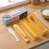 4 Pieces Sushi Making Tool Set Shaping Molded Food Prep for Home Kitchen