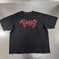 Berserk Manga Anime T- Mens 3XL Black Red Kanji Logo Graphic Tee Guts Unisex T-Shirt S